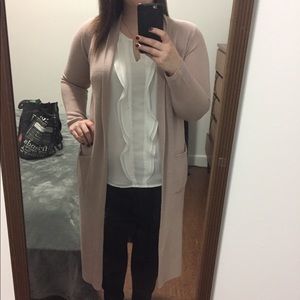 Dynamite long open front cardigan